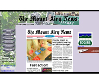 Preview of Mark's MtAiryNews.com Design